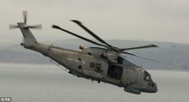 Trực thăng Merlin của hải quân Anh sẵn sàng đảm bảo an ninh cho kỳ Olympic.