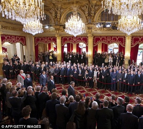 Khách mời tại lễ nhậm chức của Tổng thống Francois Hollande