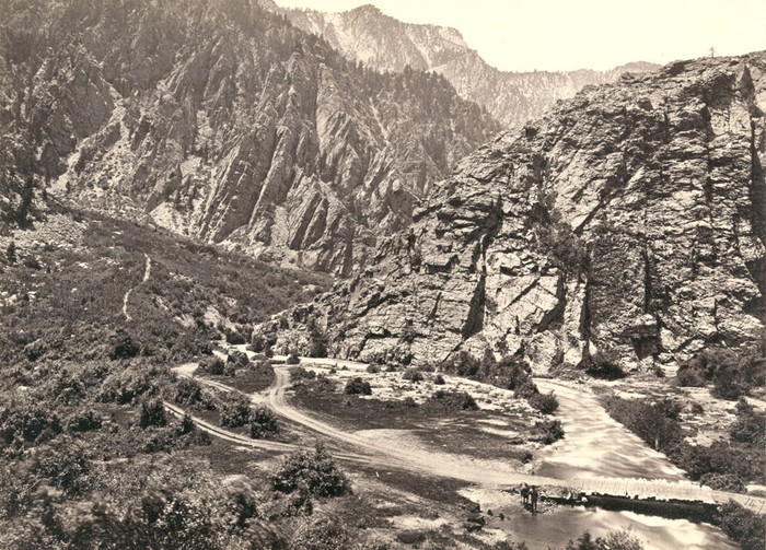 Hẻm Big Cottonwood, Utah, vào năm 1869