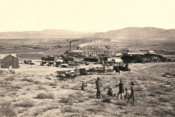 Các thành viên nhóm khảo sát thứ 40 của vua Clarence tại Oreana, Nevada năm 1867.