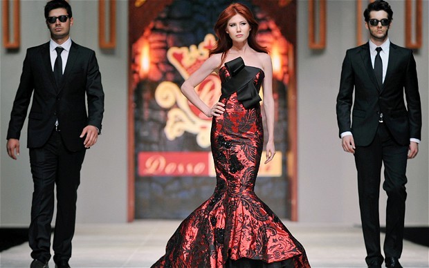 Anna Chapman tham gia trình diễn thời trang tại Thổ Nhĩ Kỳ hồi đầu tháng 6/2012.