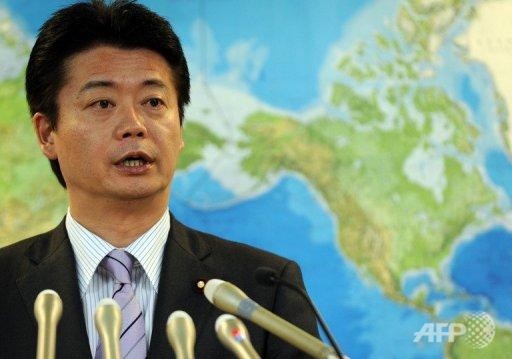 Ngoại trưởng Nhật Bản Koichiro Gemba. Ảnh AFP