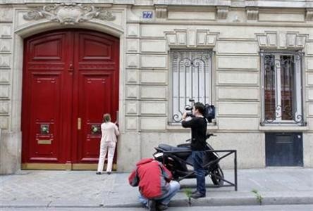 Văn phòng của ông Sarkozy tại Paris. Ảnh Reuters