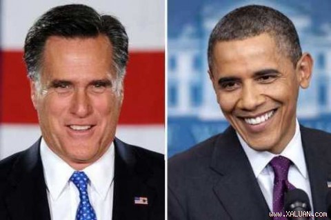 Ông Mitt Romney (trái) - đối thủ nặng ký nhất của Tổng thống Mỹ Barack Obama trong cuộc tranh cử Tổng thống 2012.