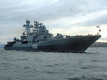 Tàu Đô đốc Chabanenko của Hải quân Nga.