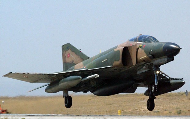 F-4 Phantom của Thổ Nhĩ Kỳ.Ảnh EPA