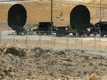Hệ thống radar của Mỹ được triển khai tại sa mạc Negev của Israel.