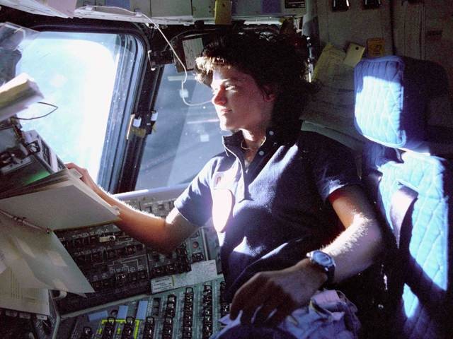 Bà Sally Ride năm 1983.