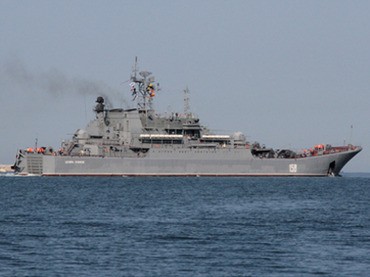 Tàu đổ bộ "Nikolai Filchenkov" của Hải quân Nga.