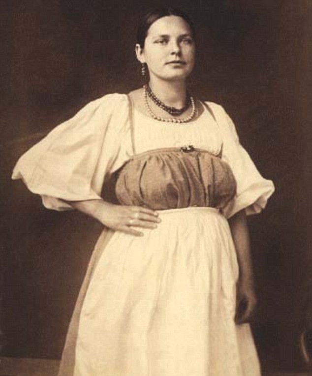 Một phụ nữ Nga trẻ tuổi.
