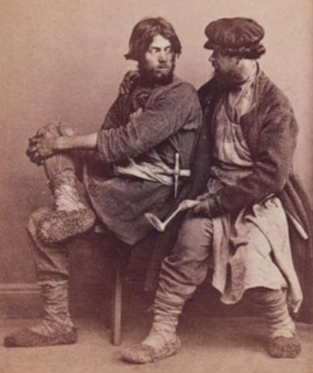 Những người nông dân Nga trong những năm 1860.