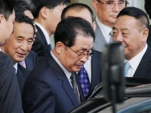 Ông Jang Song-thaek trong chuyến thăm Bắc Kinh (Ảnh: AP)