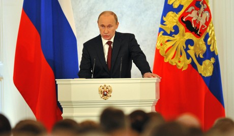 Tổng thống Nga Vladimir Putin. Ảnh RIA Novosti.