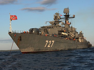 Tàu Yaroslav Mudry của Hạm đội Baltic tại Baltic.