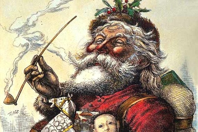 Chân dung Merry Old Santa năm 1881.