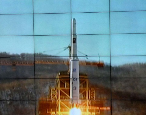 Tên lửa Triều Tiên được phóng hồi tháng 4/2012.