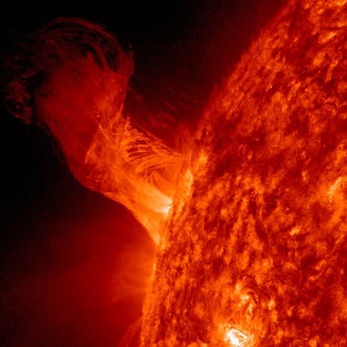 Một vụ phun trào năng lượng trên Mặt Trời vào ngày 31/1.