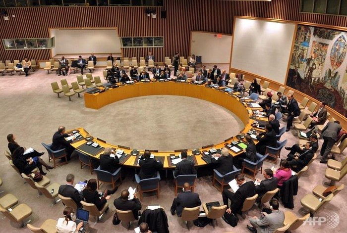 Một phiên họp của Hội đồng Bảo an Liên Hợp Quốc.