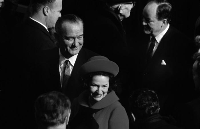 Tổng thống Johnson và phu nhân tại lễ nhậm chức năm 1965.
