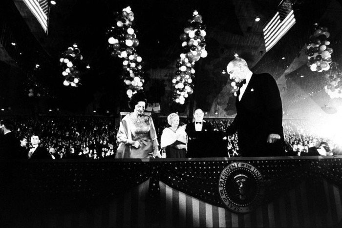 Tổng thống Johnson tại lễ tuyên thệ nhậm chức năm 1965.