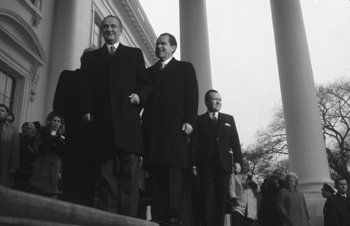 Tổng thống Richard Nixon trong lễ nhậm chức năm 1969.