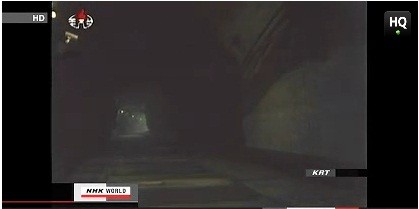 Bên trong đường hầm nổ hạt nhân Triều Tiên .