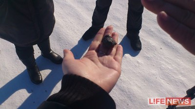 Một mảnh thiên thạch được tìm thấy ở làng Deputatski.