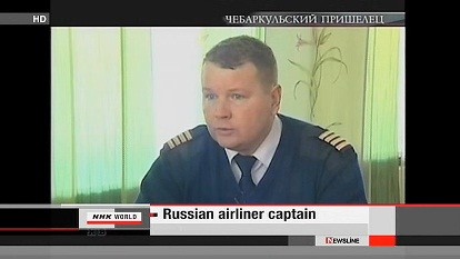 Viên phi công phụ Alexandre Arkhipov kể lại sự cố trên đài NTV.