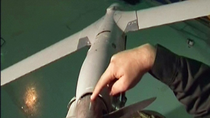 Iran công bố hình ảnh chiếc máy bay do thám của Mỹ bị nước này bắt hồi tháng 12/2012.
