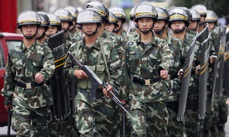Cảnh sát Trung Quốc (hình minh họa, nguồn: Guardian)