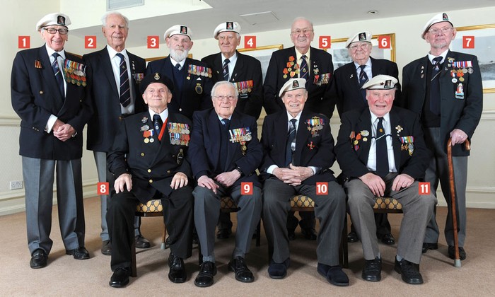 Các cựu chiến binh Anh còn sống được vinh dự nhận giải thưởng "Sao Bắc cực".