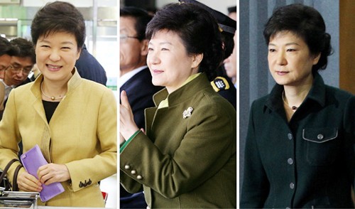 Các chuyên gia thời trang đang cố gắng nắm bắt ý nghĩa từ những bộ trang phục của nữ Tổng thống Hàn Quốc.