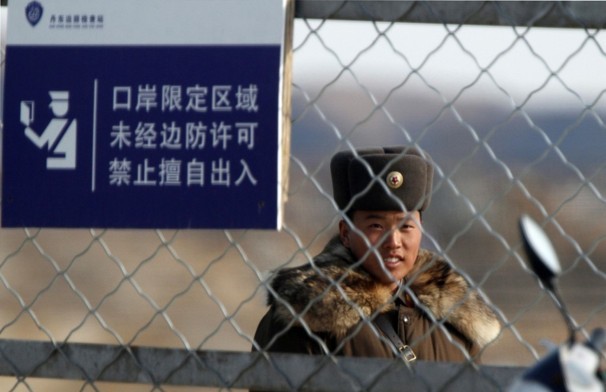 Khu vực cửa khẩu biên giới giữa Bắc Triều Tiên với Trung Quốc hạn chế người qua lại trong thời gian Triều Tiên cho nổ thử nghiệm hạt nhân lần 3