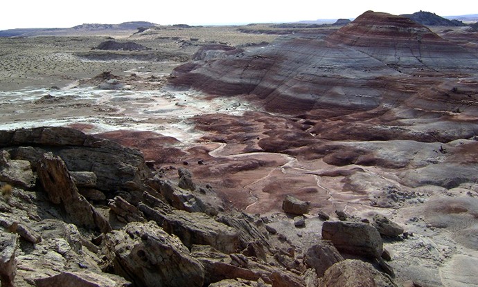 Toàn cảnh hẻm núi ở San Rafael Swell, Utah, nơi MDRS được đặt.