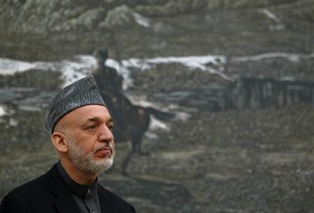 Tổng thống Afghanistan Hamid Karzai.