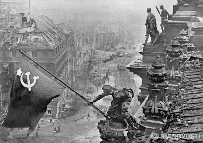 Thủ đô Berlin sau khi được Hồng quân giải phóng.