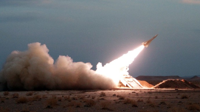 Tên lửa đất đối không Hawk của Iran.