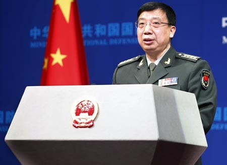 Cảnh Nhạn Sinh, phát ngôn viên Bộ Quốc phòng Trung Quốc.