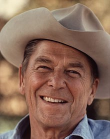 Cựu Tổng thống Mỹ Ronald Reagan.