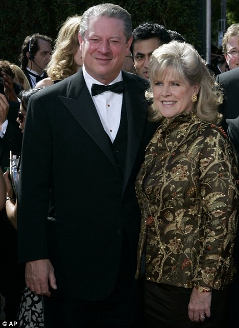 Vợ chồng cựu Phó Tổng thống Mỹ Al Gore khi còn hạnh phúc.