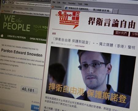 Truyền thông Hồng Kông kêu gọi bảo vệ Snowden.