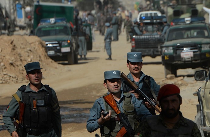 Lực lượng an ninh Afghanistan được triển khai để đối phó với các tay súng.