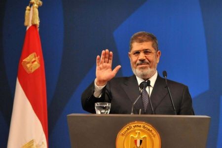 Tổng thống bị lật đổ của Ai Cập Mohammed Morsi.
