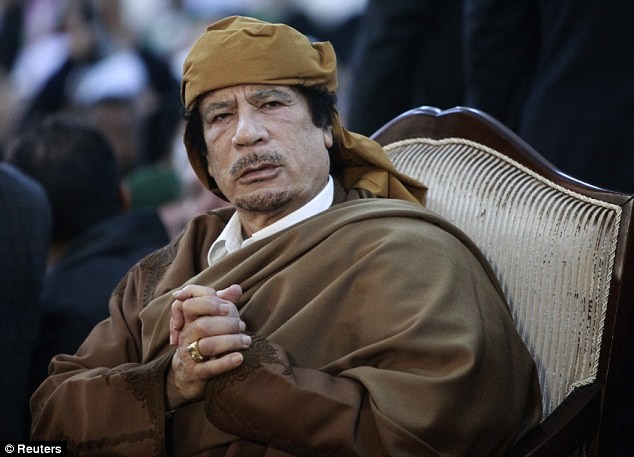 Cựu nhà lãnh đạo Libya Muammar Gaddafi