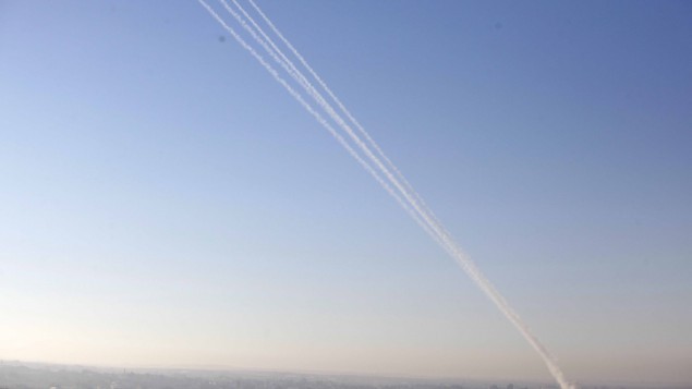 Tên lửa được bắn từ Dải Gaza ngày 15 tháng 11 năm 2012