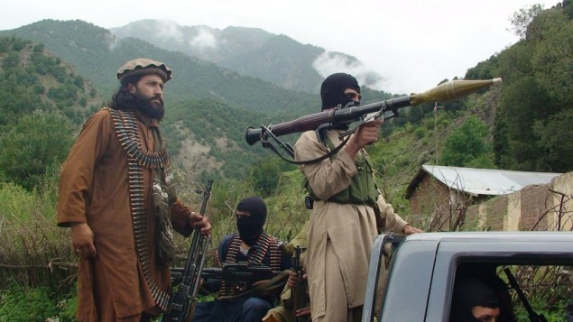 Chiến binh Taliban tại Pakistan.
