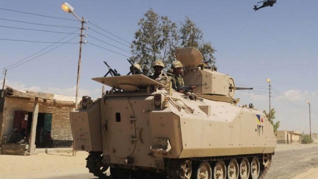 Quân đội Ai Cập tại Sinai.