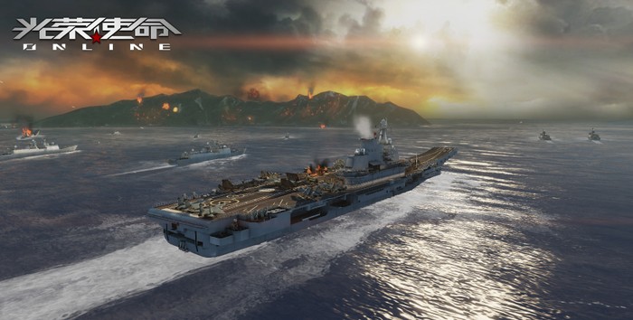 Ảnh tàu Trung Quốc tham gia chiếm đảo Senkaku trong trò chơi trực tuyến được cho là do quân đội Trung Quốc phát triển.