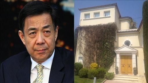 Cựu quan chức Trung Quốc Bạc Hy Lai và một góc biệt thự tại Pháp.