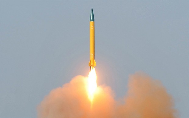 Tên lửa tầm xa Shahab-1 của Iran trong lần phóng thử nghiệm